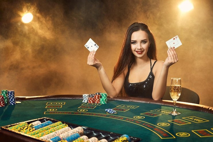 Tampilan permainan Hood vs Wolf di slotasia88 menampilkan gulungan dengan simbol karakter dan fitur bonus